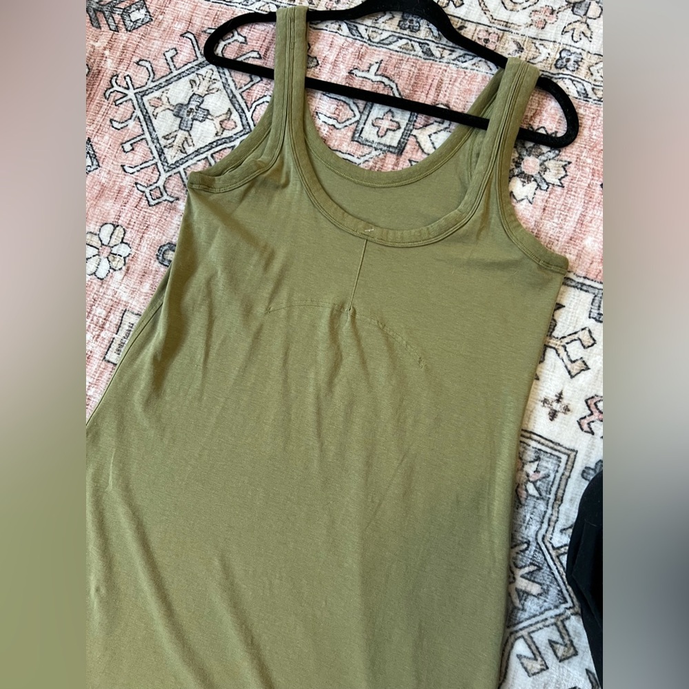 LULULEMON Classic-Fit Cotton-Blend Scoop Dress
Bronze Green medium mini casual - Picture 9 of 11